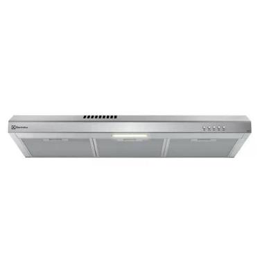 Imagem de Depurador de Ar Electrolux 80cm Inox Alto Poder de Sucção, Luz LED e Filtragem Dupla (DE8SS)