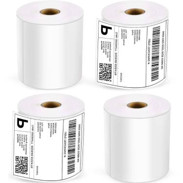 Imagem de Etiquetas Térmicas MBLABEL 4x6 - Rollo com 250 Etiquetas para Envio