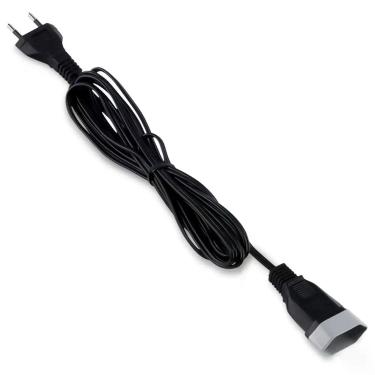 Imagem de Extensão Cordão Prolongador 10A 3M Bivolt Preto - Force Line