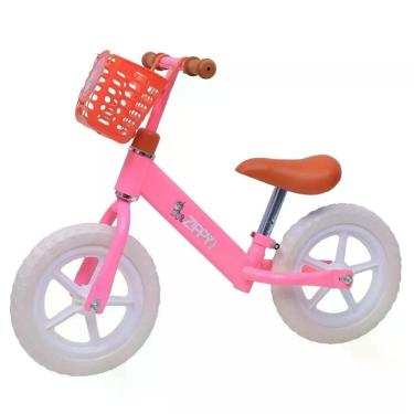 Imagem de Bicicleta de Equilíbrio BE23314 Aro 12 + 12 Meses Cestinha Azul Zippy Toys