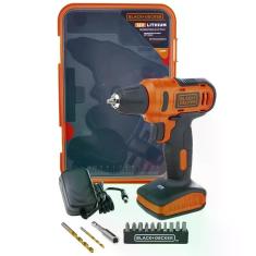 Parafusadeira Furadeira 12v Ld12sp-br Black & Decker - Black&Decker, B