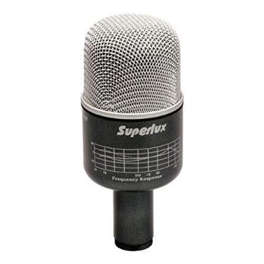 Imagem de Microfone c/Fio Dinâmico p/Bumbo de Bateria PRO 218 A - Superlux