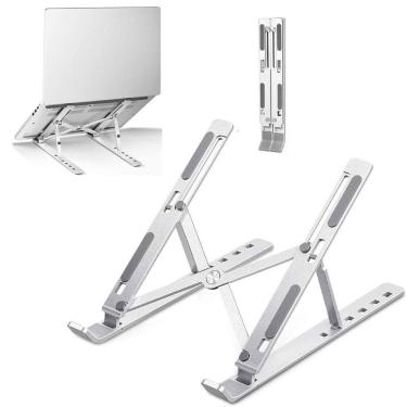Imagem de Suporte Dobrável Metal Ajustável Ergonômico Para Notebook - Compacto