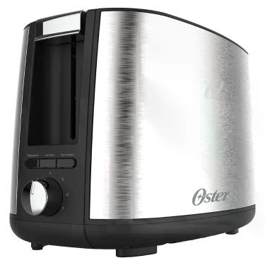 Imagem de Torradeira Elétrica Oster Inox 750W 220V OTOR600-220, Prata, 220V