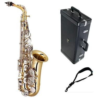 Imagem de Saxofone Alto Eb SA500-LN Niquelado EAGLE