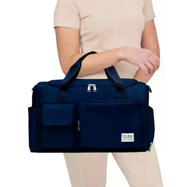 Imagem de Bolsa Mala Viagem Feminina Moderna Multiuso Alça Ajustável - M3M, Azul