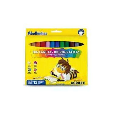Imagem de Caneta hidrocor big 12unidades - acrilex - ACRILEX(141)