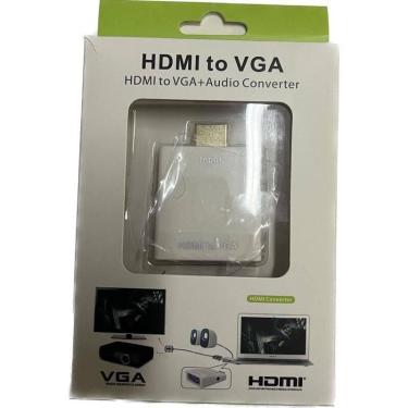 Imagem de Conversor Hdmi Para Vga Branco Na Caixa - Fu Xing