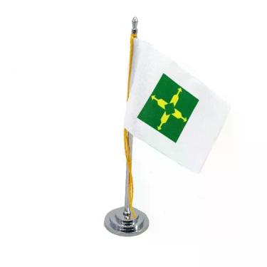 Imagem de Mini Bandeira Mesa Brasília Mastro 15 Cm Poliéster
