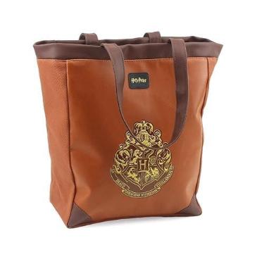 Imagem de Shopping Bag Hogwarts Presente Criativo Geek cor:Marrom