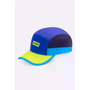 Imagem de Boné para Corrida HUPI Run Fast Azul e Amarelo, UNICO, Azul, Amarelo