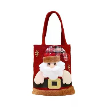 Imagem de Bolsas De Presente De Natal Para Crianças, Sacolas De Doces Em Forma D