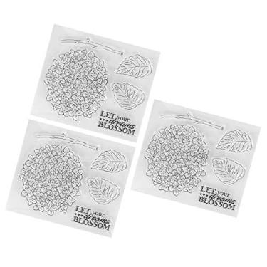 Imagem de Adesivo de selo transparente de silicone, impressão transparente de selo TPR para artesanato DIY para criar cartões decorativos para álbuns de fotos
