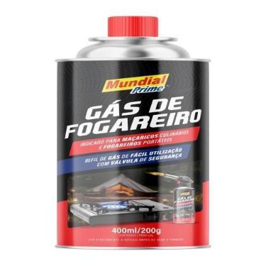 Imagem de Refil Gás De Fogareiro E Maçarico Culinário Mundial Prime 400ml/200g -