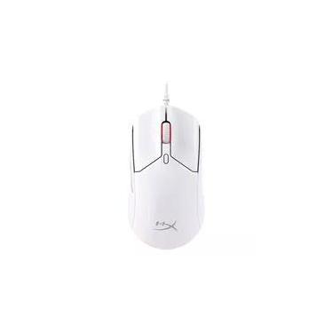 Imagem de Mouse Gamer HyperX Pulsefire Haste 2, RGB, 26000DPI, 6 Botões, Branco - 6N0A8AA