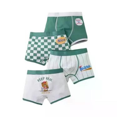 Imagem de Cueca Boxers Infantil de Algodão - Estampa de Carros - Confortável e E