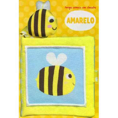 Imagem de Livro - Amarelo: amigos animais com chocalho