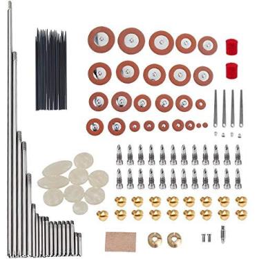 Imagem de Jiayouy 1 conjunto de kit de reparo de saxofone alto inclui inserções de saxofone parafusos de almofada de orifício de som, agulhas de mola, rolos, acessório de substituição de instrumento de sopro de