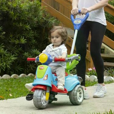 Imagem de Carrinho de Passeio Infantil Triciclo Avespa - Colorido - MARAL