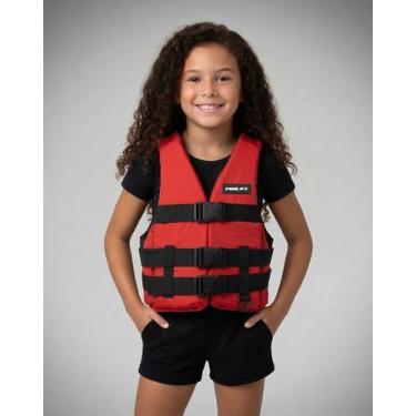 Imagem de Colete Flutuador Simetria Infantil - Prolife, Vermelho, P (Até 50Kg)