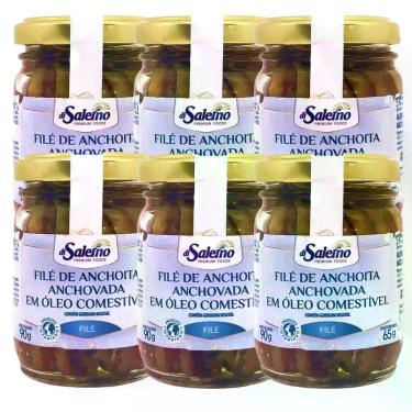 Imagem de Aliche File De Anchova Importado Argentino Di Salerno 90g 06 Unidades