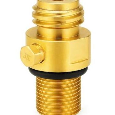 Imagem de Hvlystory Válvula de substituição de rosca M181.5 válvula de pino de latão para tanque de CO2 para soda Stream