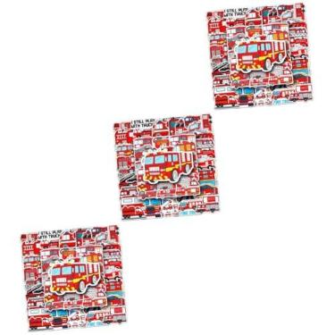 Imagem de Totority 150 Peças Adesivos De Caminhão De Bombeiros Página De Recados Adesivos De Computador Adesivo De Álbum De Recortes Adesivos Impermeáveis ​​em Pvc Pichação Adesivos De Garrafa