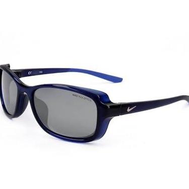 Imagem de Nike CT8031-410 Óculos de sol Breeze Midnight Navy Cor da Armação Cinza com Lente Espelhada Flash Prateado