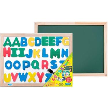 Imagem de Lousa Infantil 3X1 ABC 5CM Magnetica 40X30CM - Cortiarte