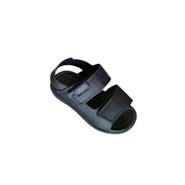 Imagem de Sandalia Papete Infantil Menino Klin Tic Tac Casual Preto, Preto, 24