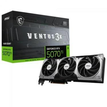 Imagem de Placa De Vídeo Msi Nvidia Geforce RTX 5070 Ti Ventus 3x Oc, 16gb, Gddr7, Dlss, Ray Tracing, G507t-16v3c