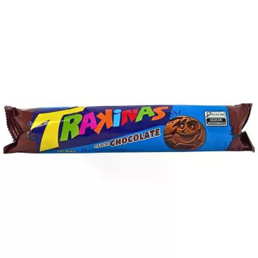 Imagem de Biscoito Recheado Trakinas Sabor Chocolate Mondelez 126g