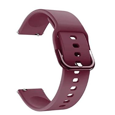 Imagem de Pulseira para Amazfit GTR 3/3 PRO / 2 / 2e / GTR 1 47mm / Pace/Stratos 1 2 3 / GST / LS05 / RS3 LS04 Silicone Modelo Sport (Vinho)