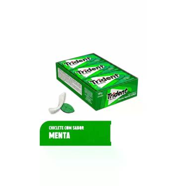 Imagem de Chiclete Sabor Menta Sem Açúcar - Caixa com 21 Unidades - Congratulati