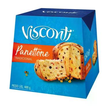 Imagem de Panetone Visconti, Tradicional, Pannetone 400g