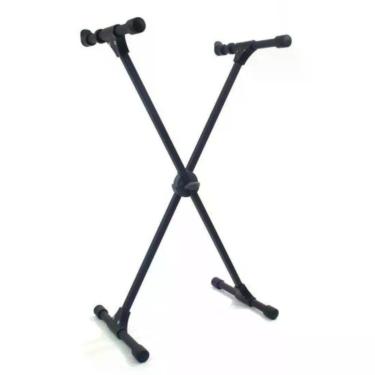 Imagem de Suporte para Teclado X10 com Regulagem de Largura e Altura Desmontável Preto ASK