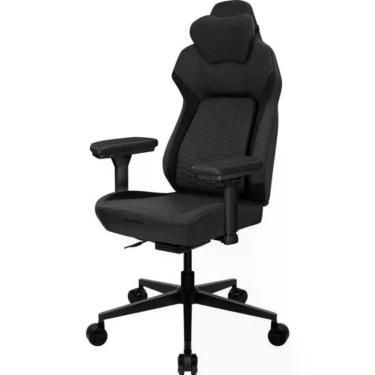 Imagem de Cadeira Gamer Core Smart Racer Thunderx3 em Couro Sintético com Suporte Lombar Ajustável Preta