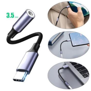 Imagem de   Adaptador Fone Ouvido Usb-c Tipo C P2 S20 S21 S22 S23 Plus Ultra - G