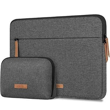 Imagem de Lacdo Capa protetora de 360° para portátil 16 polegadas MacBook Pro M5 Pro/Max A3428 A3429 (2026), M4/M3/M2/M1 A3403 A3186 A2991 A2780 A2485 A2141 2024-2019, com bolsa para acessórios, Cinza Escuro