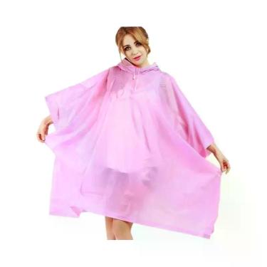 Imagem de Ponchos De Chuva Unissex Para Adultos Com Capuz Para Caminhadas, Campi