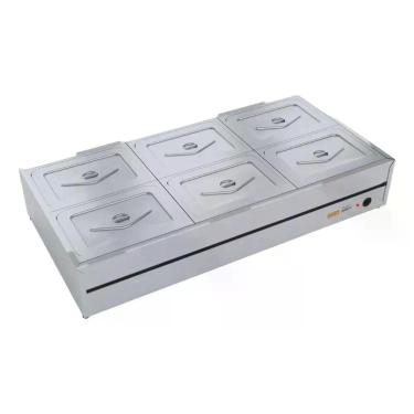 Imagem de Buffet de Mesa Térmico Banho-Maria Self-Service 6 Cubas Ibet, 220V