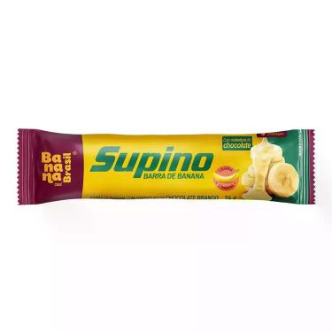 Imagem de Barra de Fruta Supino Banana com Cobertura de Chocolate Branco 24g