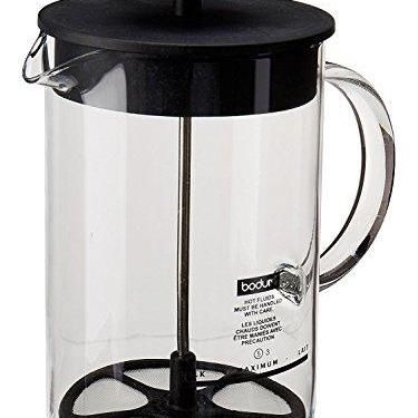 Imagem de Espumador de leite manual Bodum Latteo 1446-01US4, 236 ml, preto