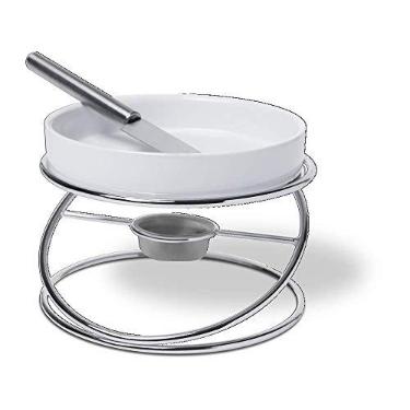 Imagem de Brinox - Conjunto 4 Peças Rechaud para Queijo Brie - Branco