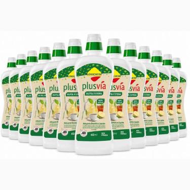 Imagem de Kit 12 Unid. Adoçante 100% Natural Lowçucar Plusvia 65ml