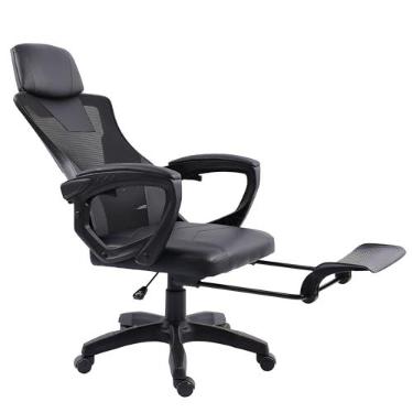 Imagem de Max Racer - Cadeira Office Presidente Supreme - Ergonômica Reclinável - Até 120kg (Preta)