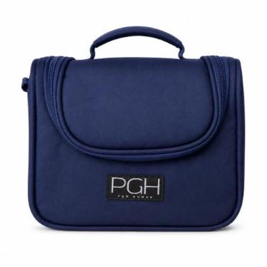 Imagem de Bolsa Lancheira Térmica Impermeável, PGH, Modelo Compact Azul Marinho - Capacidade de 8 Litros