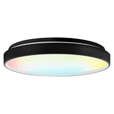 Imagem de Luminária Plafon Design Smart + WiFi Ledvance 32W Bivolt Preta RGBW Compatível com Alexa