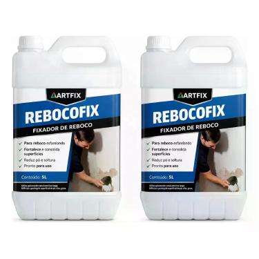 Imagem de Kit 2 Endurecedor De Reboco 5l Anti Pó Eco3000 Sem Cor Fosco - Magazin