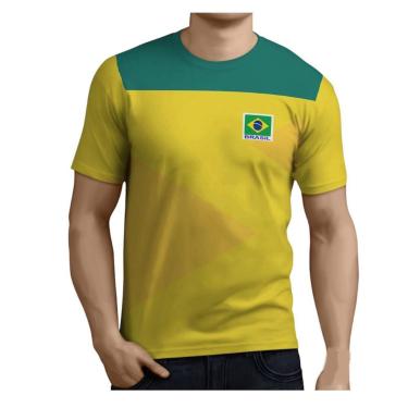 Imagem de Blusa Camiseta Camisa Seleçao Brasileira Brasil vôlei - STAMMP, 10 INF
